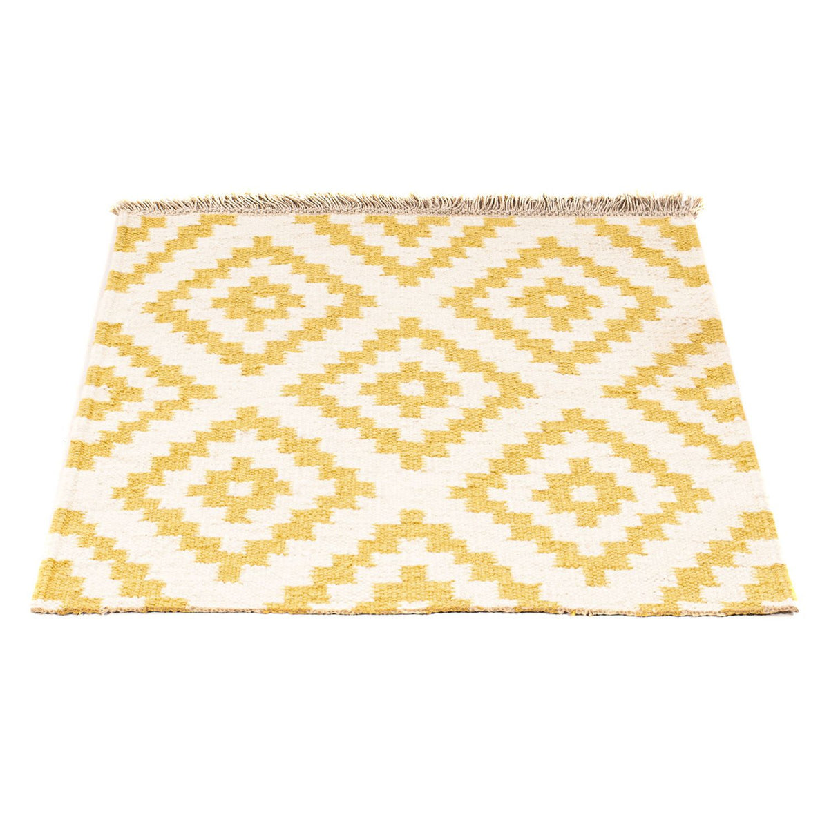 Kelim Teppich - Trendy 80 x 72 cm - beige