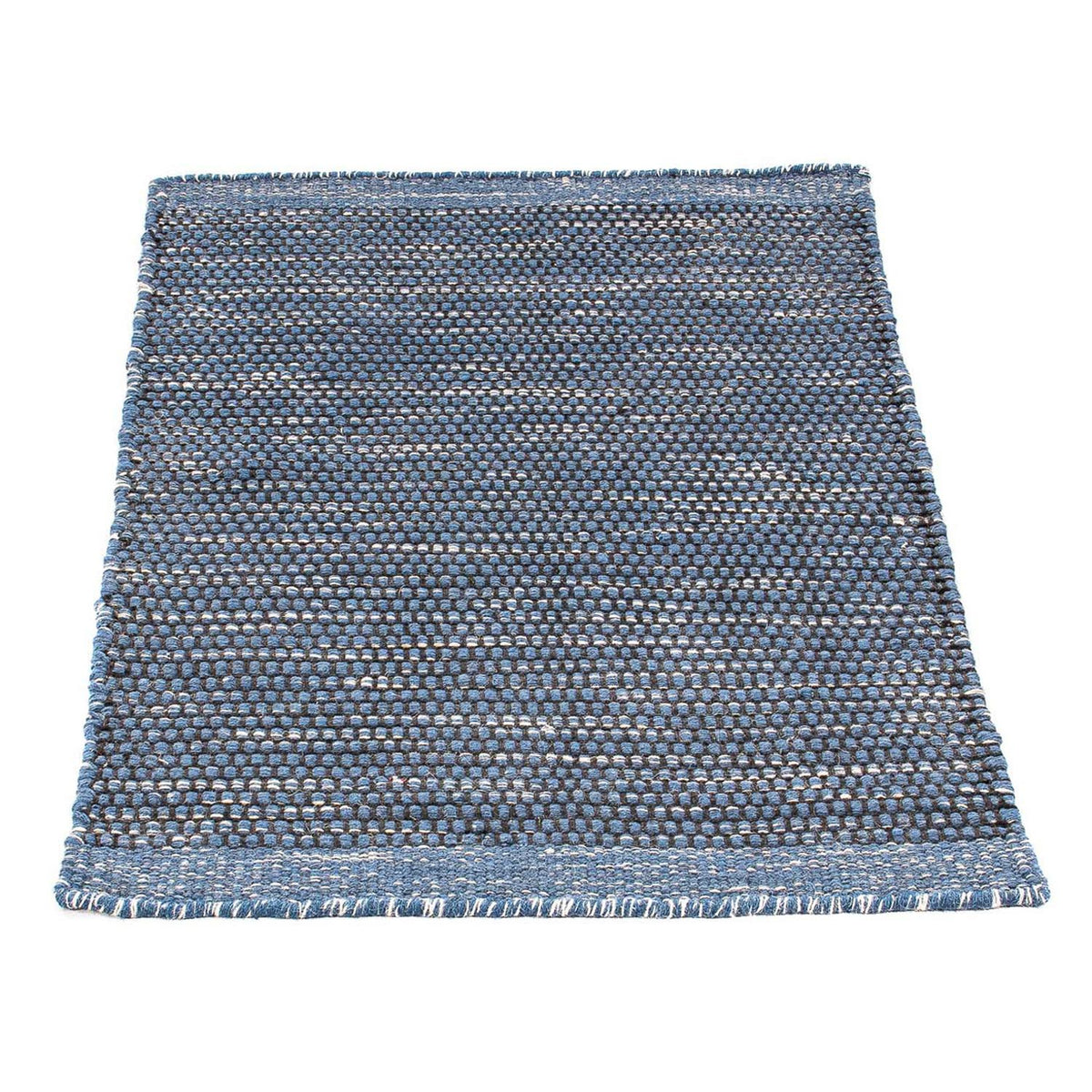 Kelim Teppich - Trendy 88 x 62 cm - dunkelblau