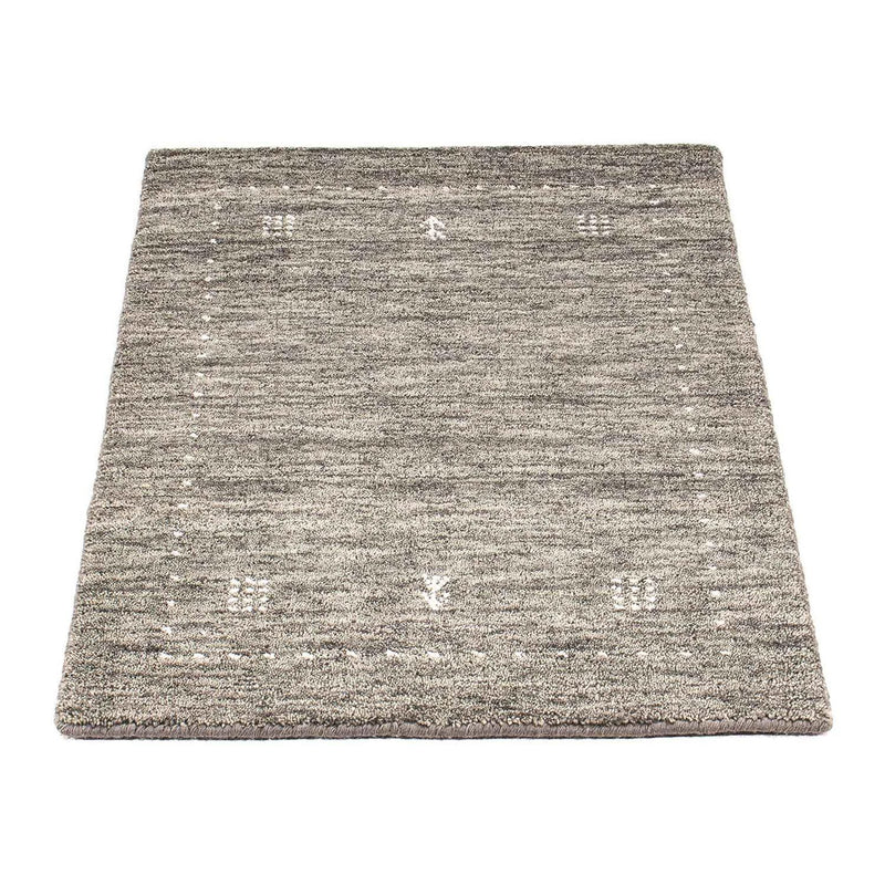 Gabbeh Teppich - Loribaft Indus 95 x 63 cm - grau