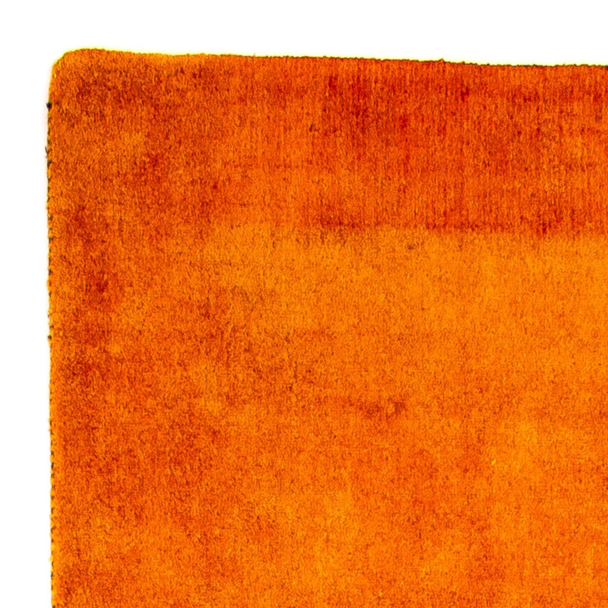 Gabbeh Teppich - Loribaft Softy 395 x 80 cm - orange