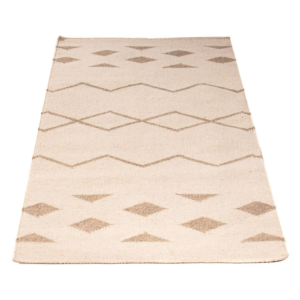 Kelim Teppich - Trendy 150 x 76 cm - beige