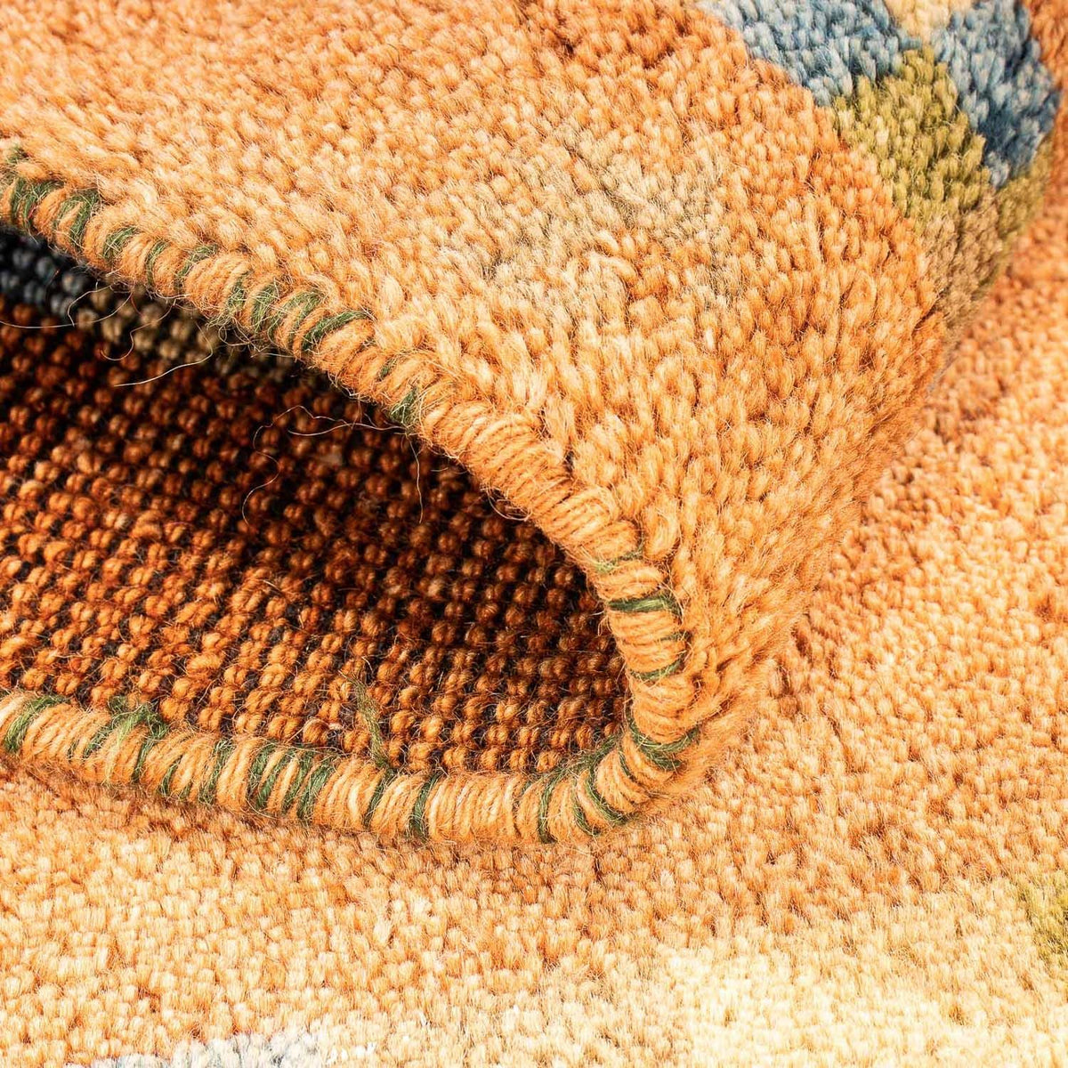 Gabbeh Teppich - Indus 110 x 65 cm - gold