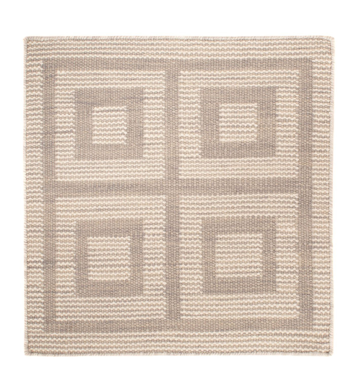 Kelim Teppich - Trendy 60 x 60 cm - beige