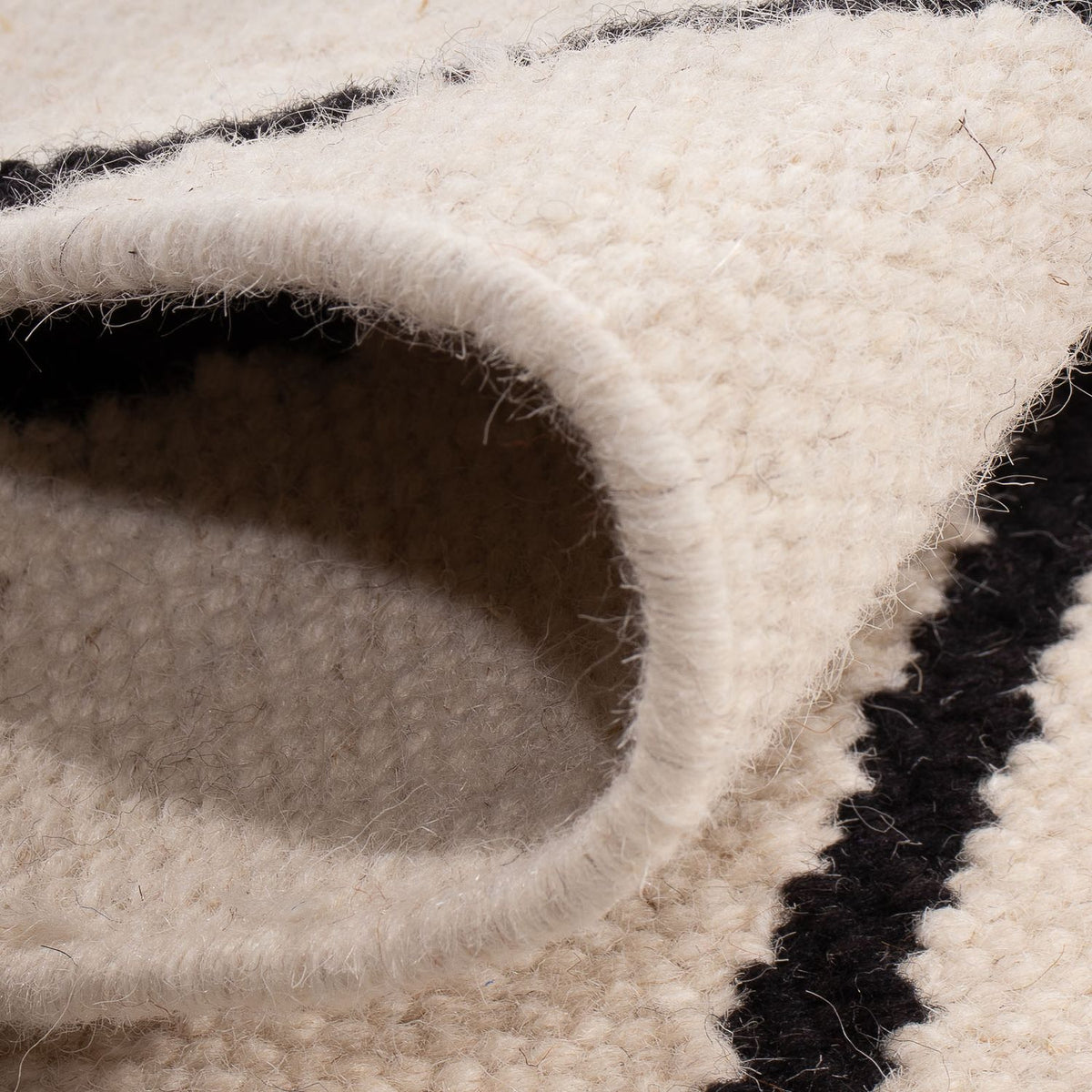 Kelim Teppich - Trendy 93 x 61 cm - beige