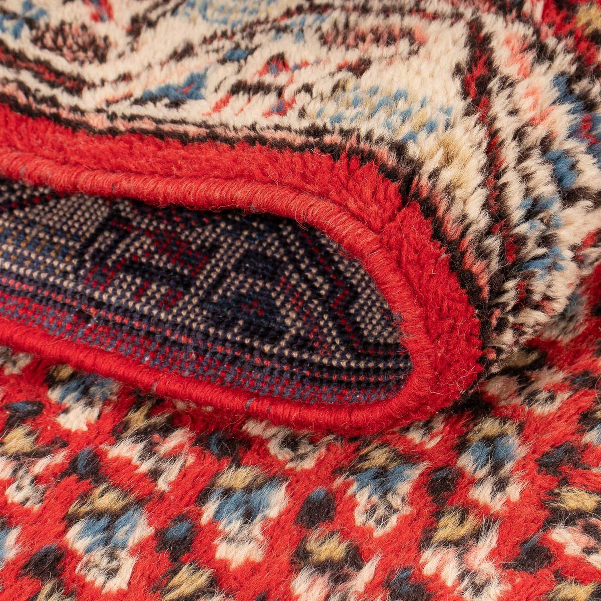 Perserteppich - Mir 203 x 77 cm - dunkelrot