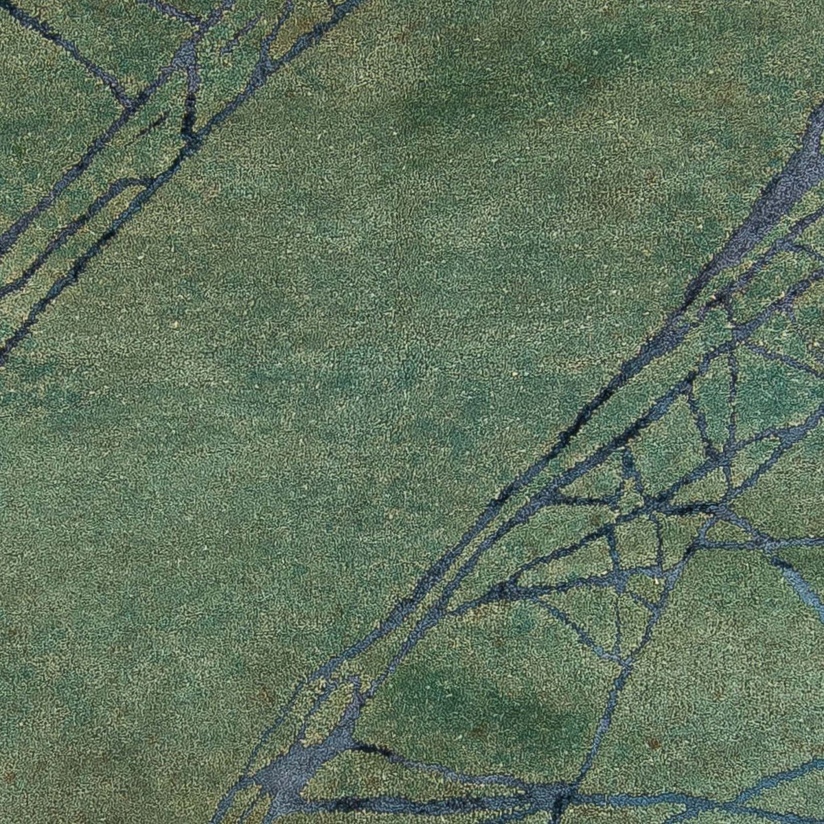 Wollteppich 247 x 147 cm Wohnzimmer Teppich