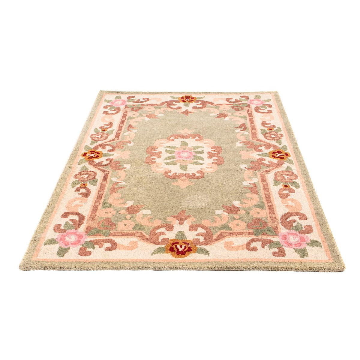 China Teppich 184 x 123 cm - hellbraun