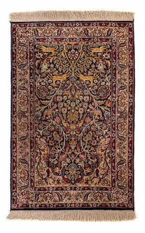 Orientteppich - Indus 123 x 81 cm - dunkelblau