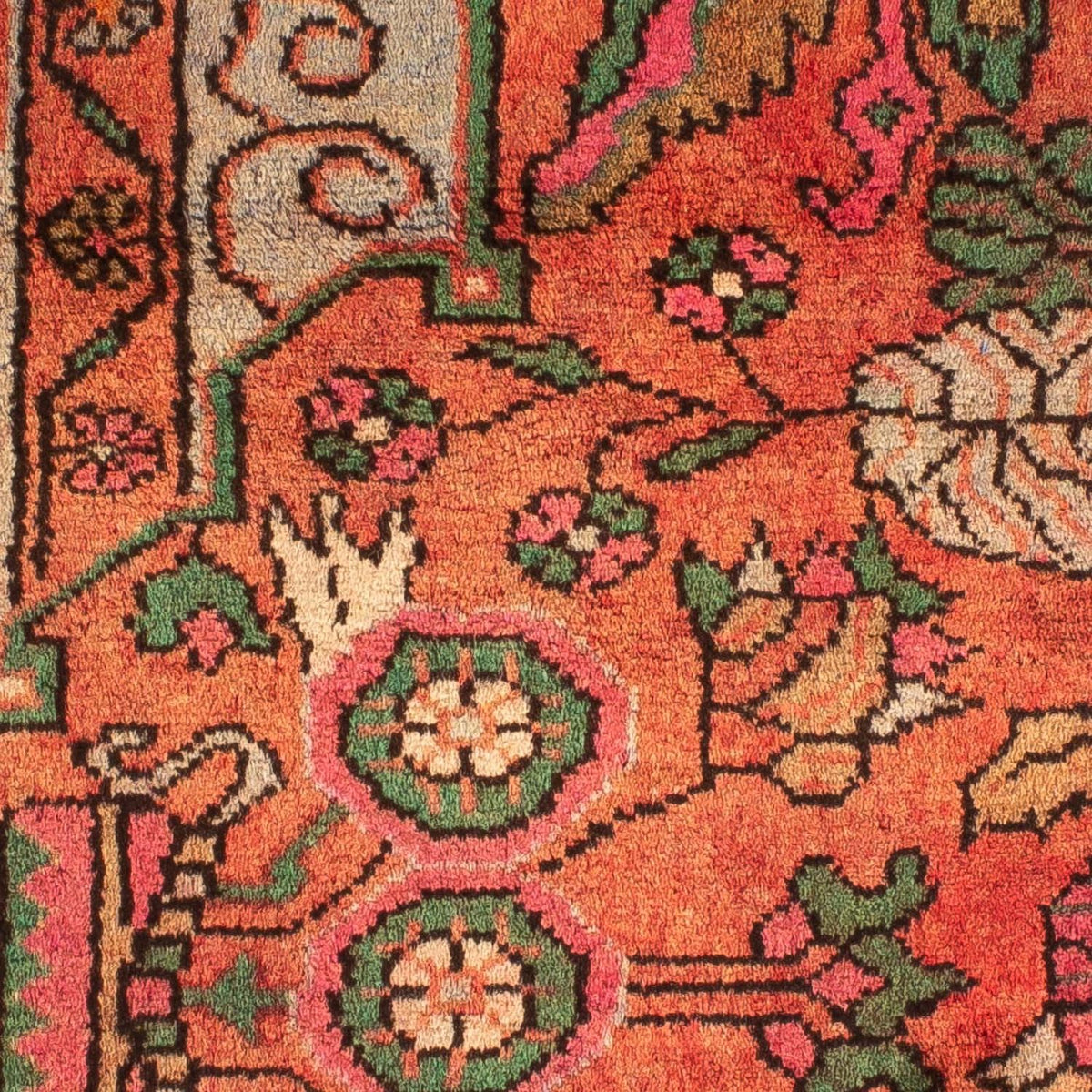 Perserteppich - Nomadic 124 x 80 cm - hellrot