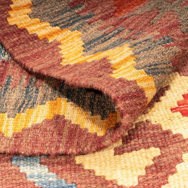 Kelim Teppich - Splash 125 x 86 cm - braun