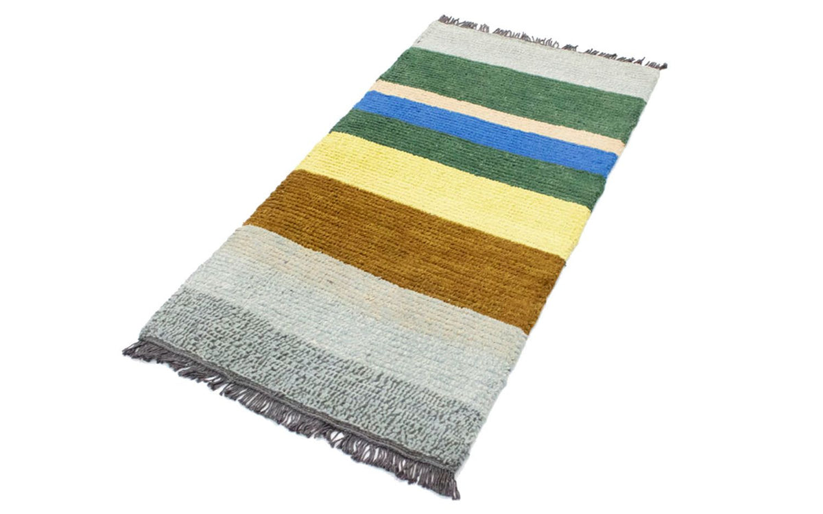 Nepal Teppich 140 x 70 cm - mehrfarbig