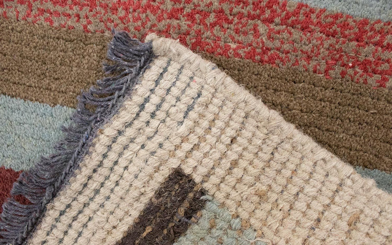 Nepal Teppich 140 x 70 cm - mehrfarbig