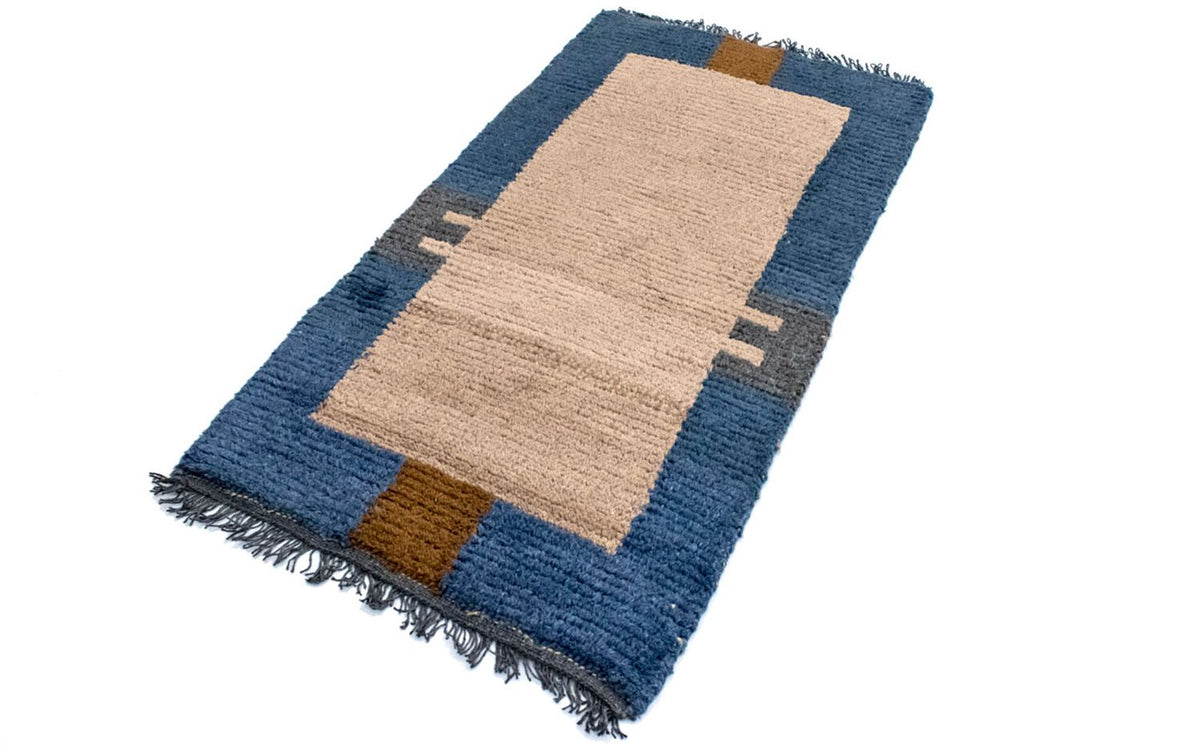Nepal Teppich 140 x 70 cm - mehrfarbig