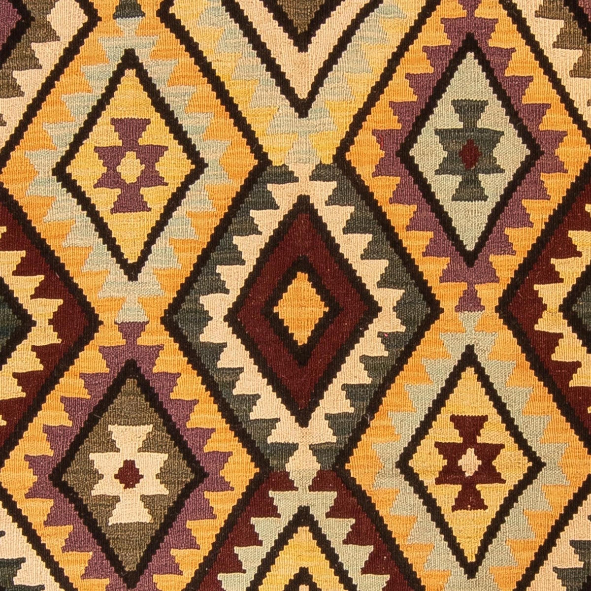 Kelim Teppich - Splash 193 x 154 cm