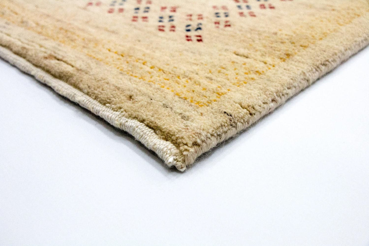 Gabbeh Teppich - Loribaft Indus 250 x 200 cm - beige