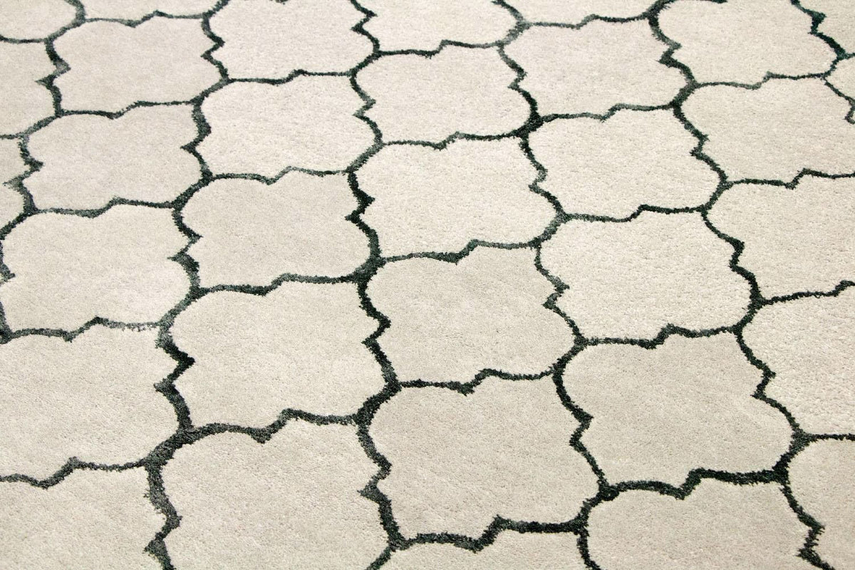 Wollteppich 232 x 164 cm Teppich Wohnzimmer
