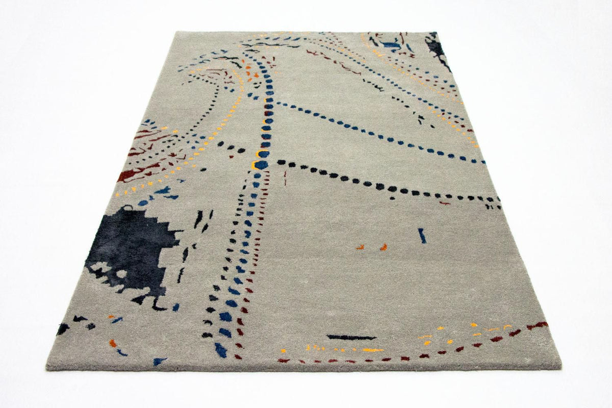 Designer Teppich 242 x 155 cm Teppich Wohnzimmer