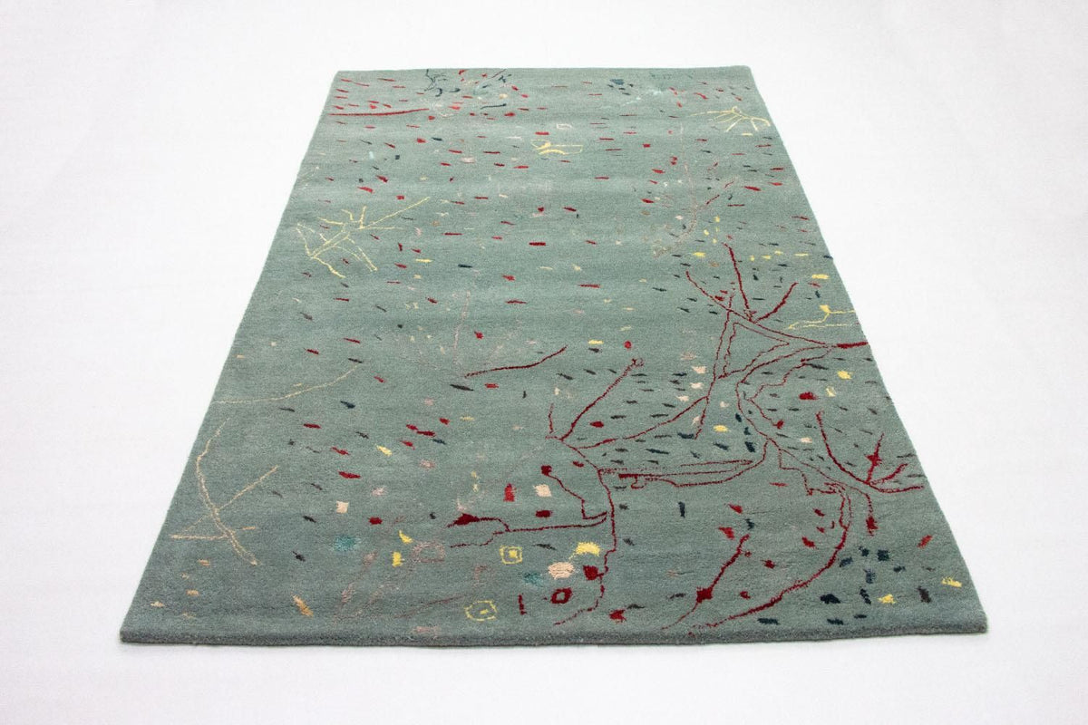 Designer Teppich 243 x 156 cm Teppich Wohnzimmer