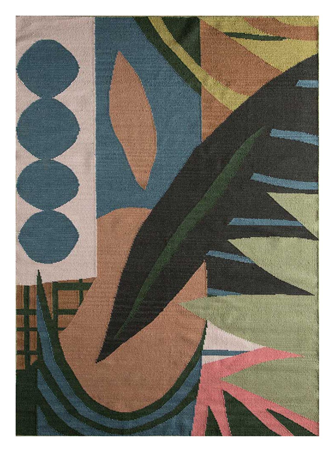 Wollteppich - 270 x 180 cm - mehrfarbig