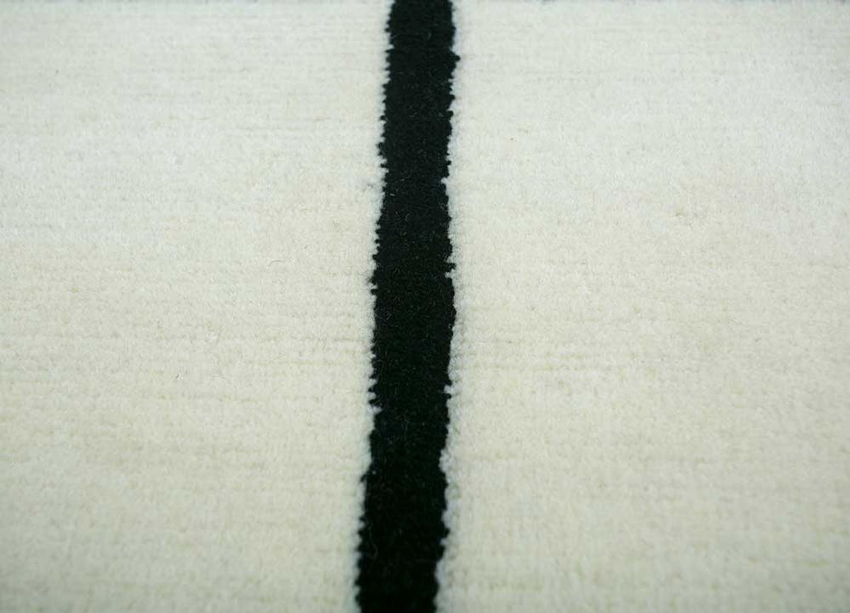 Wollteppich - 300 x 240 cm - hellgrau