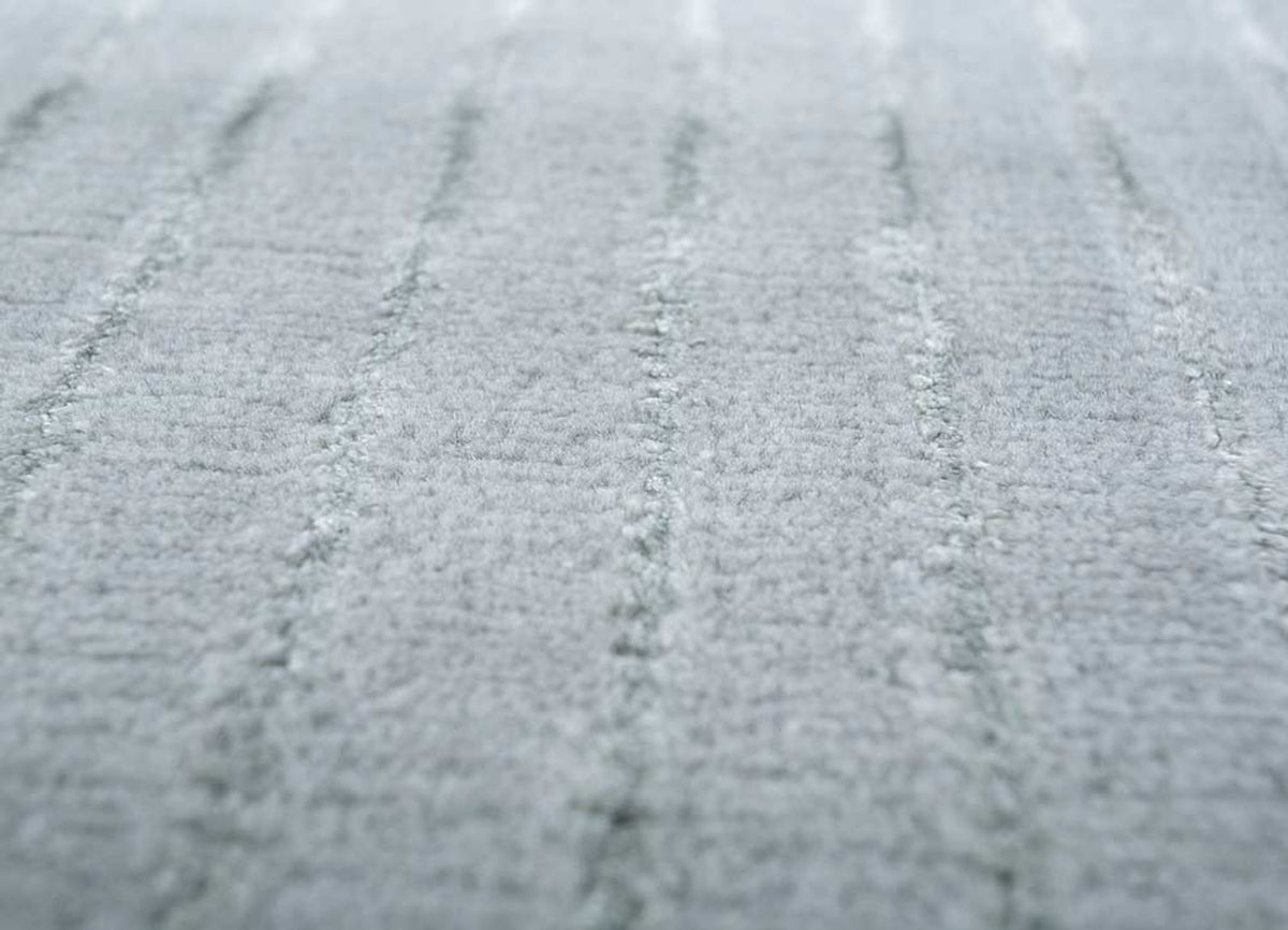 Wollteppich - 300 x 240 cm - grau