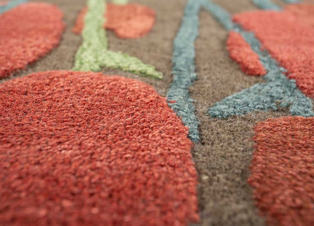 Wollteppich - 270 x 180 cm - beige