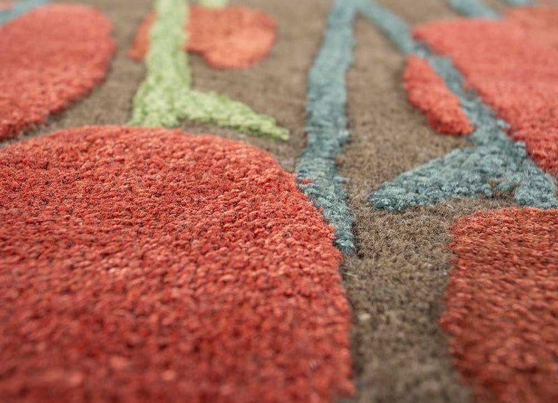 Wollteppich - 270 x 180 cm - beige