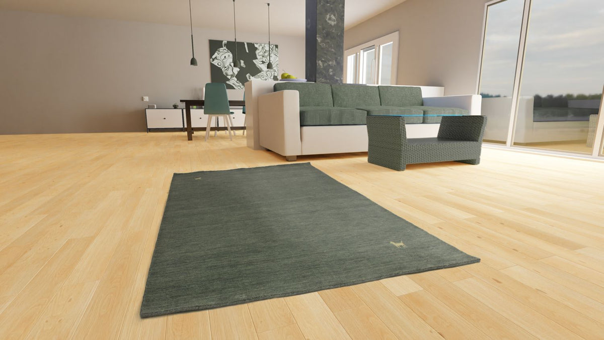 Gabbeh Teppich - Indus 250 x 200 cm - grau