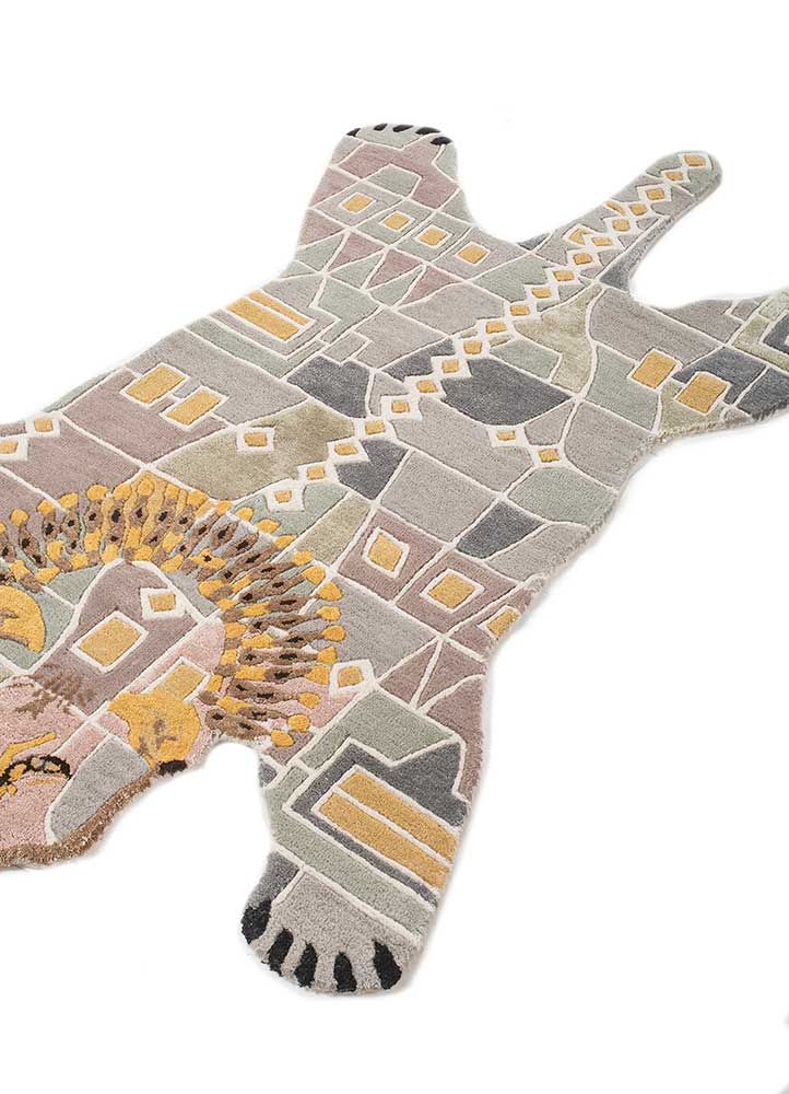 Kinderteppich sonderform - 153 x 90 cm - mehrfarbig