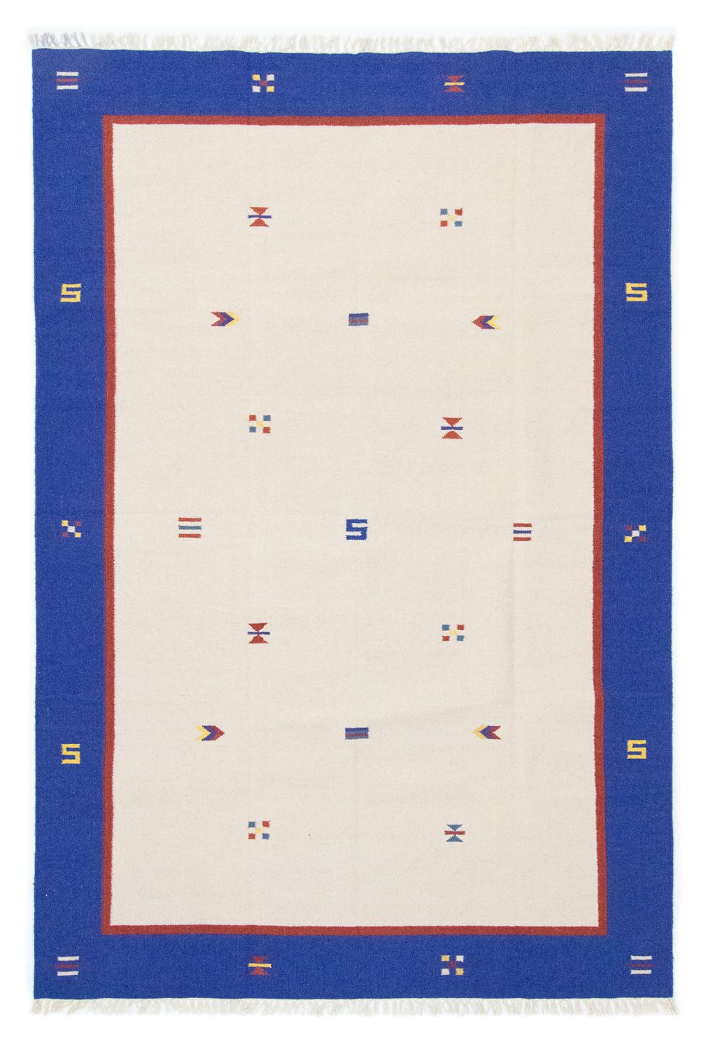 Kelim Teppich - Trendy 300 x 200 cm - beige