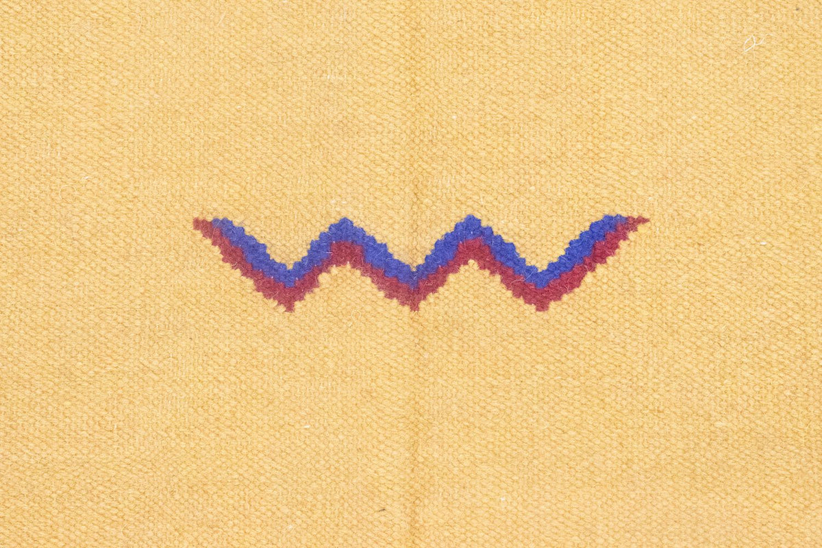 Kelim Teppich - Trendy 200 x 140 cm - gelb