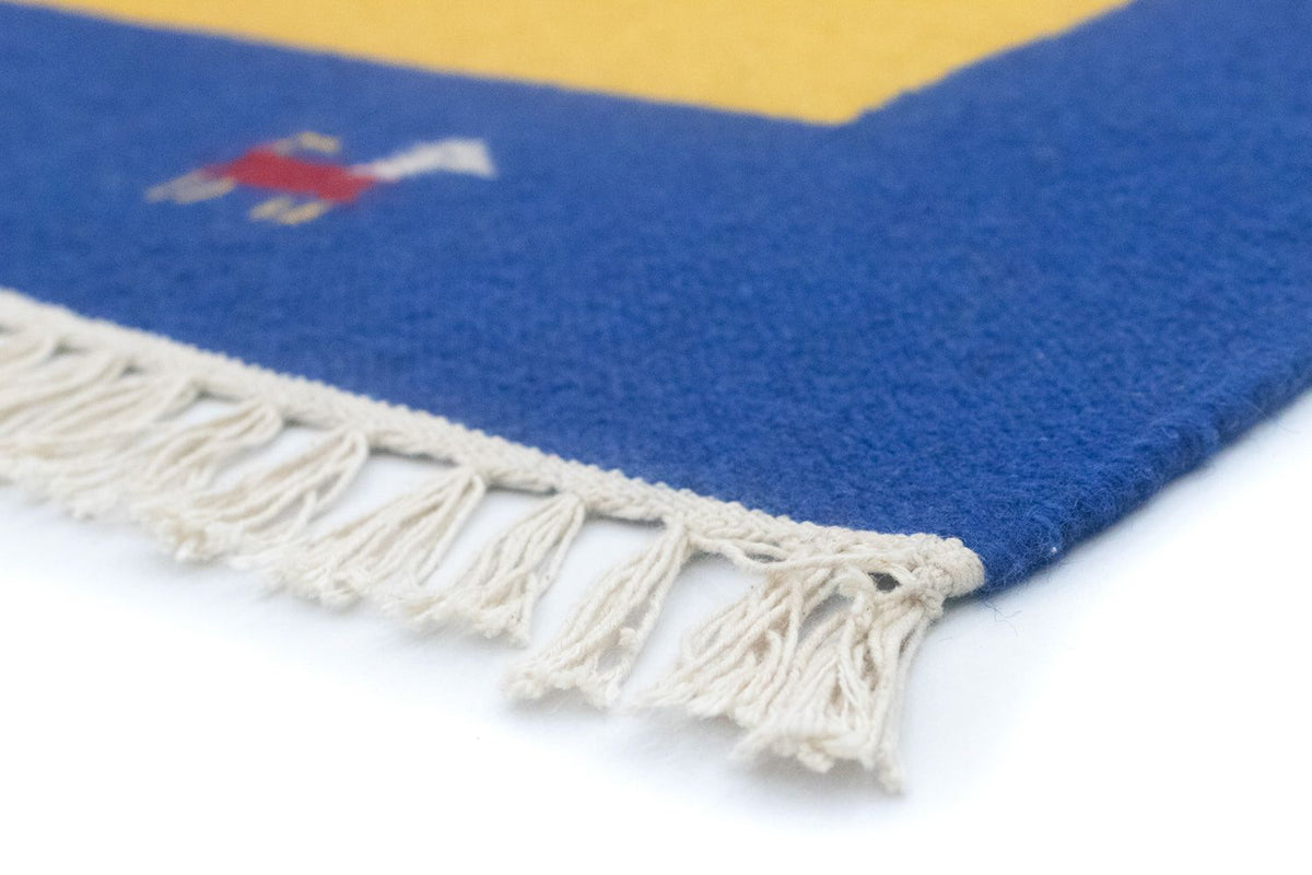 Kelim Teppich - Trendy 200 x 140 cm - gelb