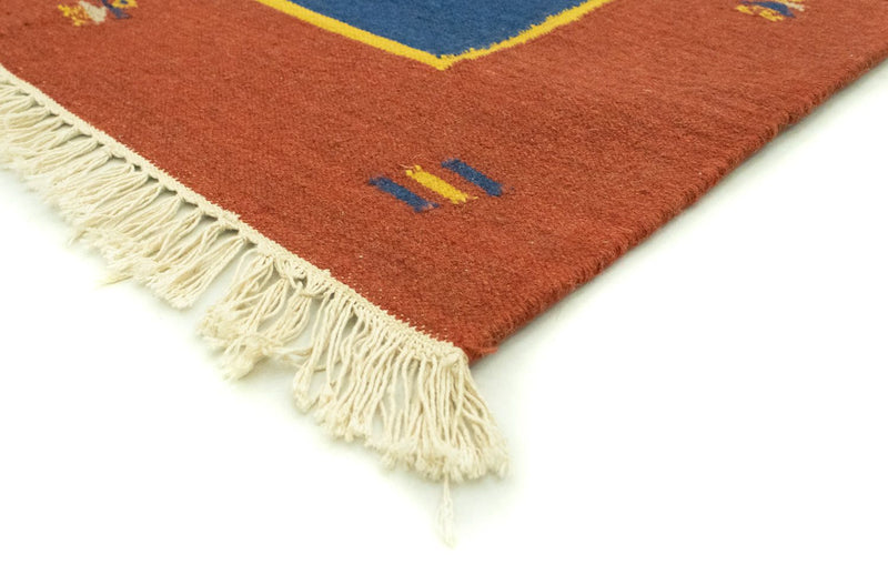 Kelim Teppich - Trendy 300 x 200 cm - blau