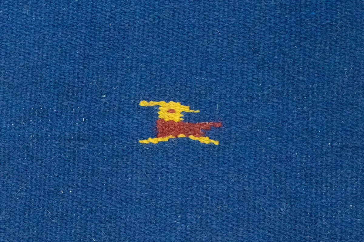 Kelim Teppich - Trendy 180 x 120 cm - blau