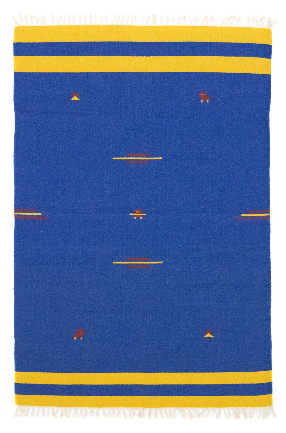 Kelim Teppich - Trendy 180 x 120 cm - blau