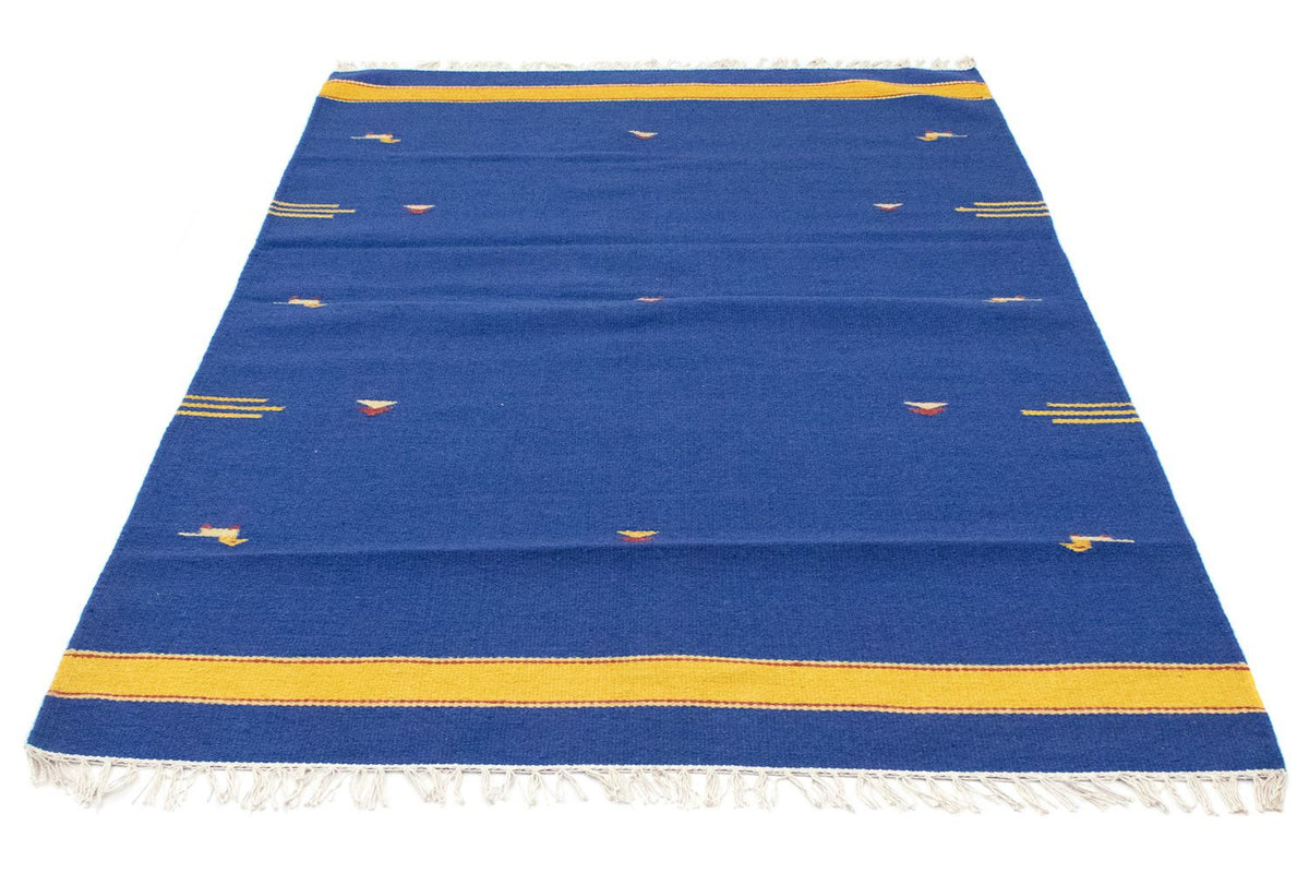 Kelim Teppich - Trendy 180 x 120 cm - blau