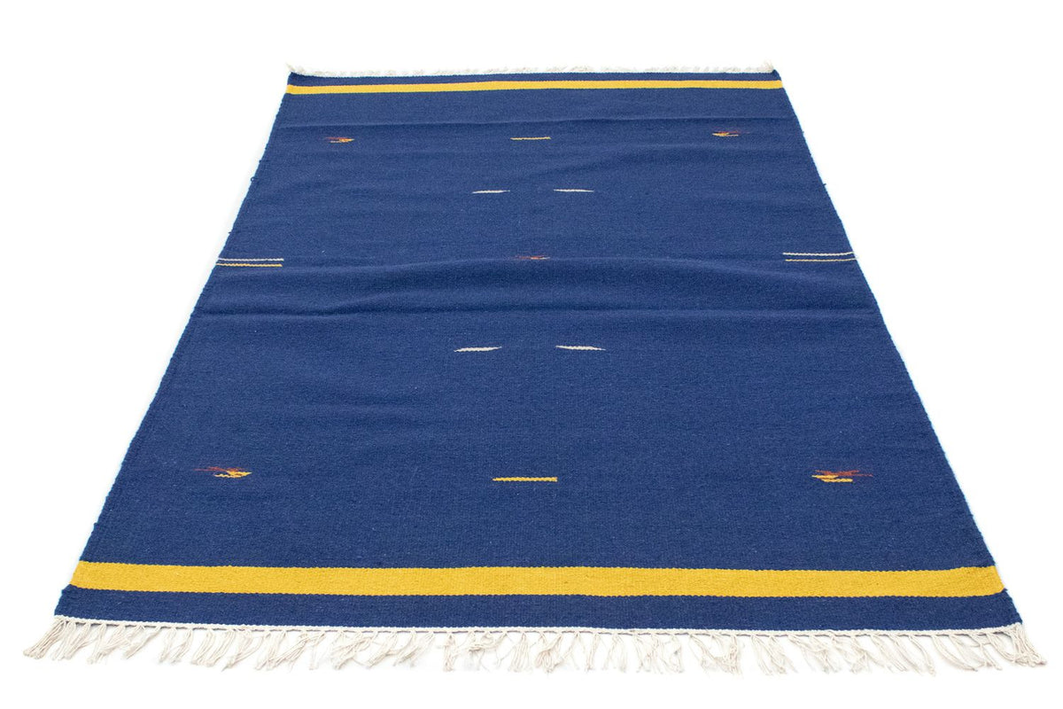 Kelim Teppich - Trendy 180 x 120 cm - blau
