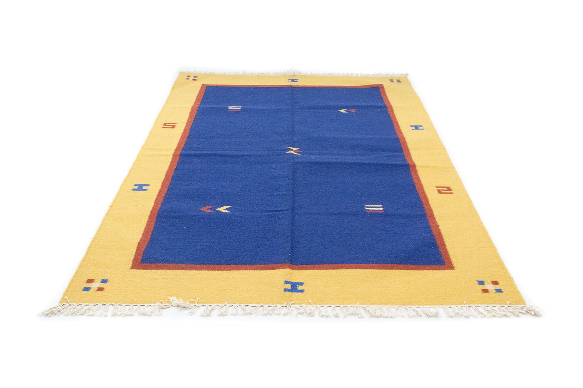 Kelim Teppich - Trendy 200 x 140 cm - blau