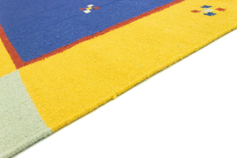 Kelim Teppich - Trendy 300 x 200 cm - blau