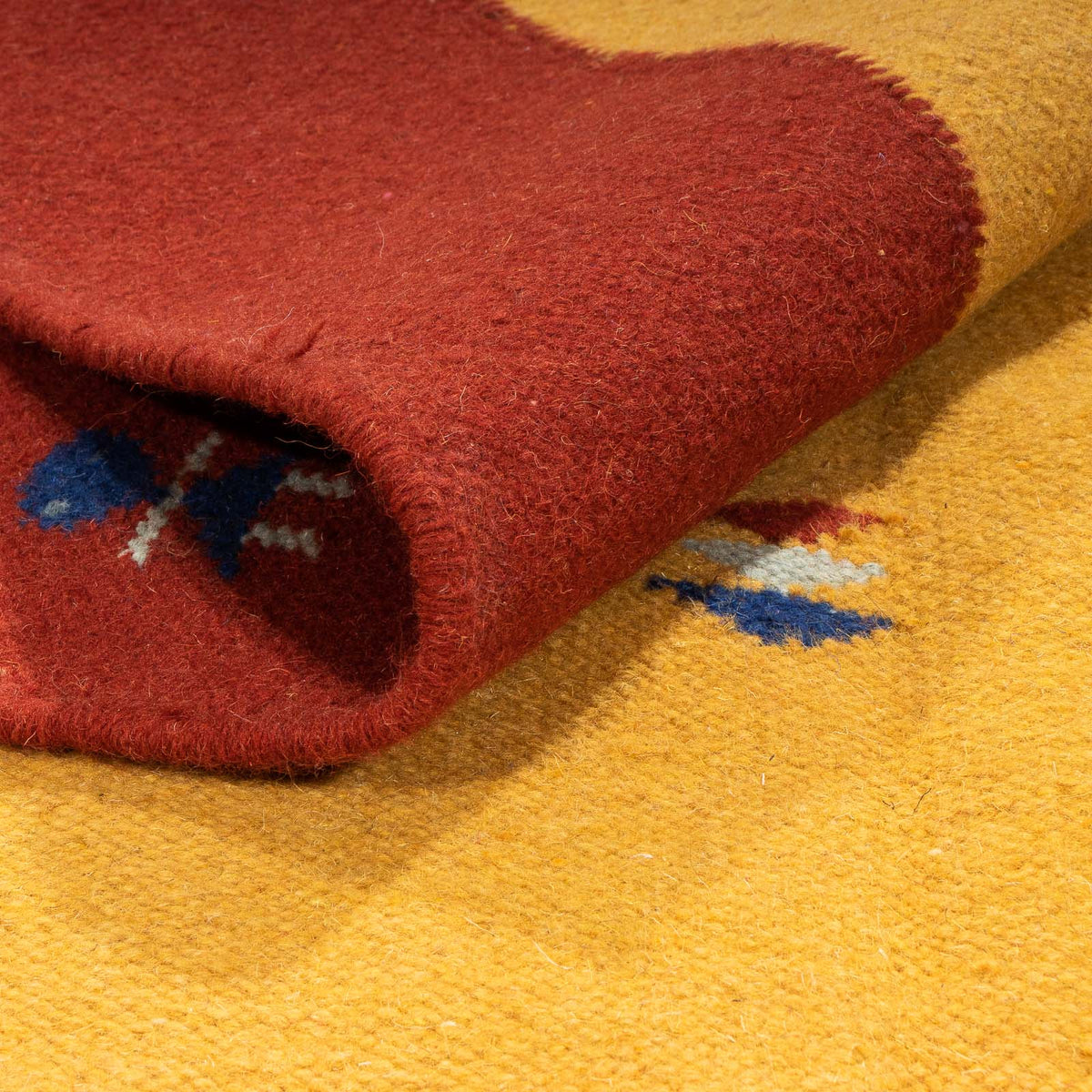 Kelim Teppich - Trendy 240 x 170 cm - gold