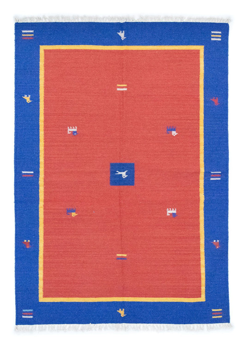 Kelim Teppich - Trendy 200 x 140 cm - orange