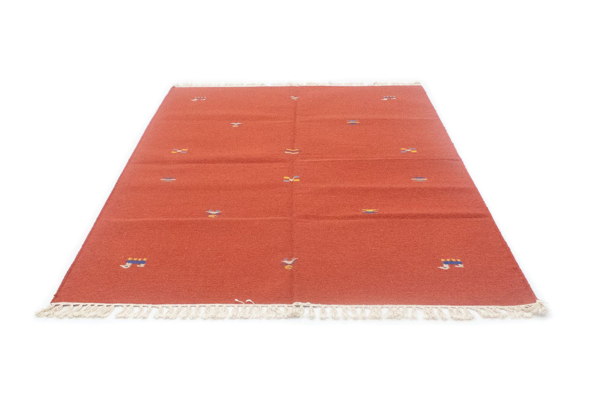 Kelim Teppich - Trendy 200 x 140 cm - orange