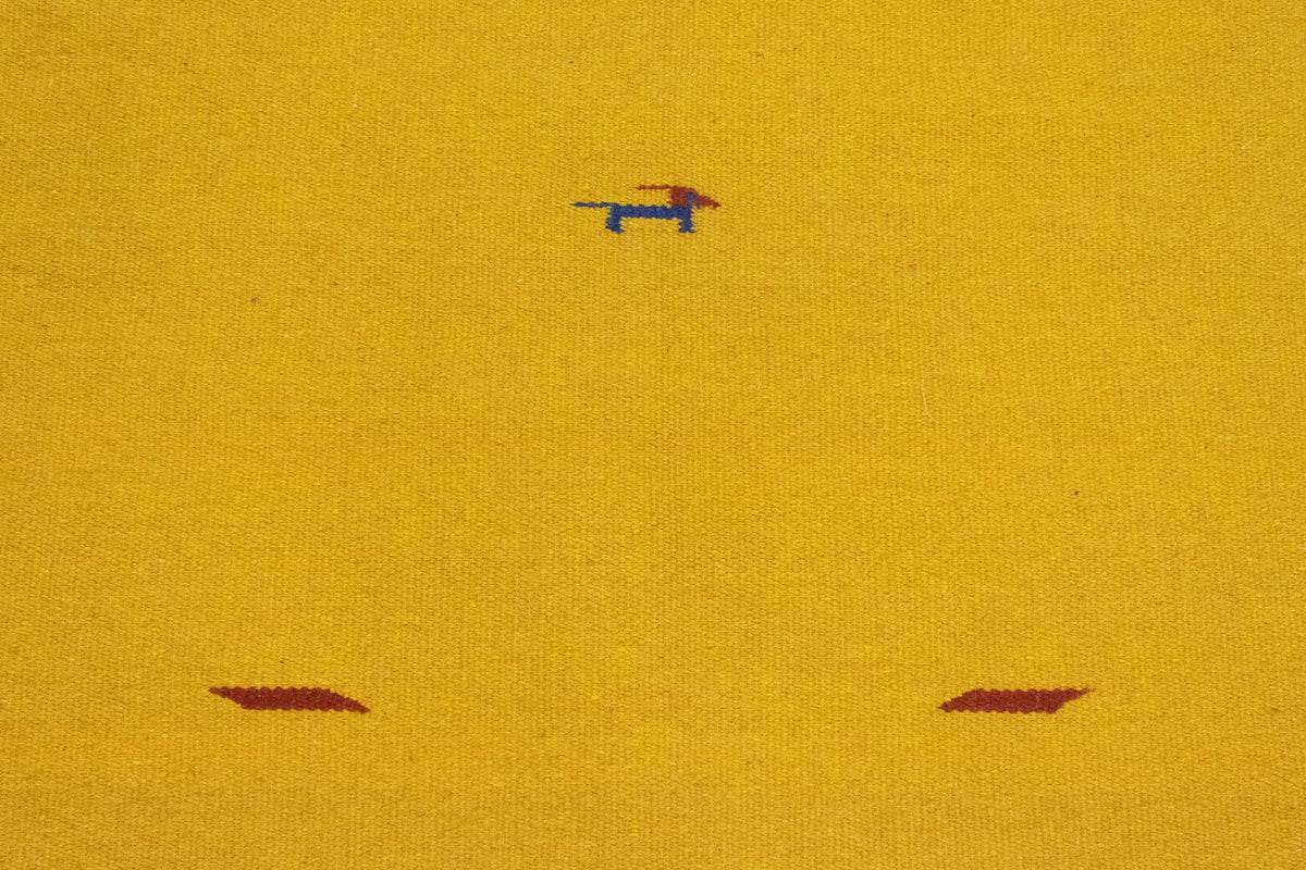Kelim Teppich - Trendy 180 x 120 cm - gelb