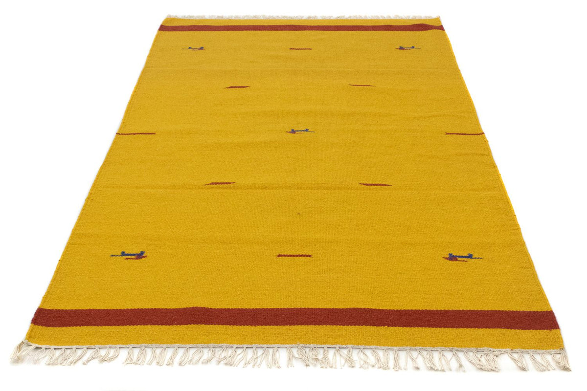 Kelim Teppich - Trendy 180 x 120 cm - gelb