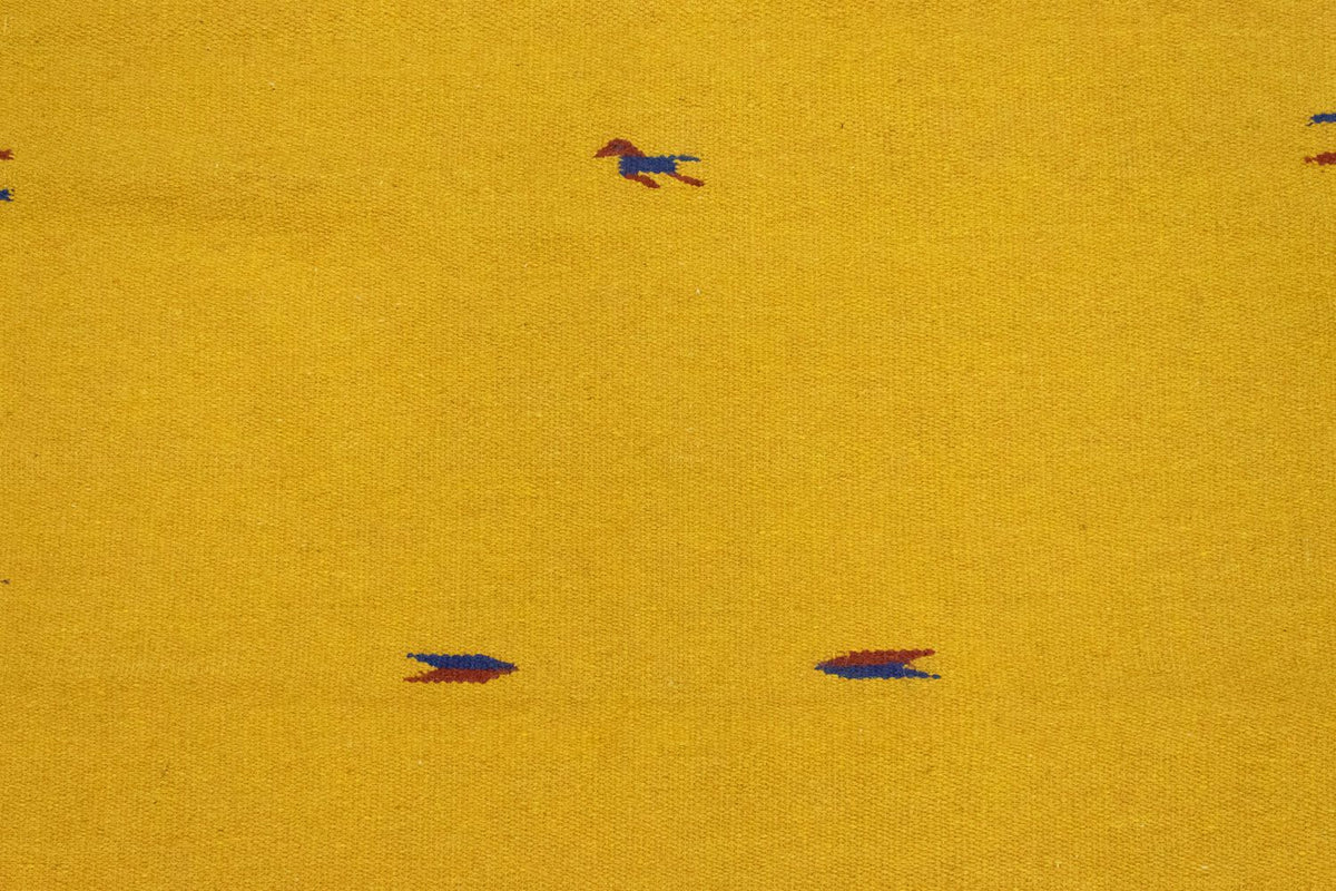 Kelim Teppich - Trendy 180 x 120 cm - gelb