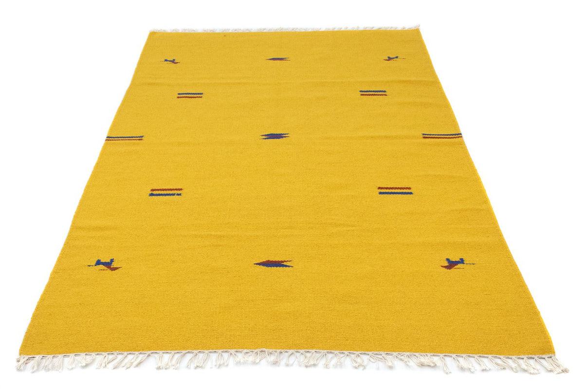 Kelim Teppich - Trendy 180 x 120 cm - gelb
