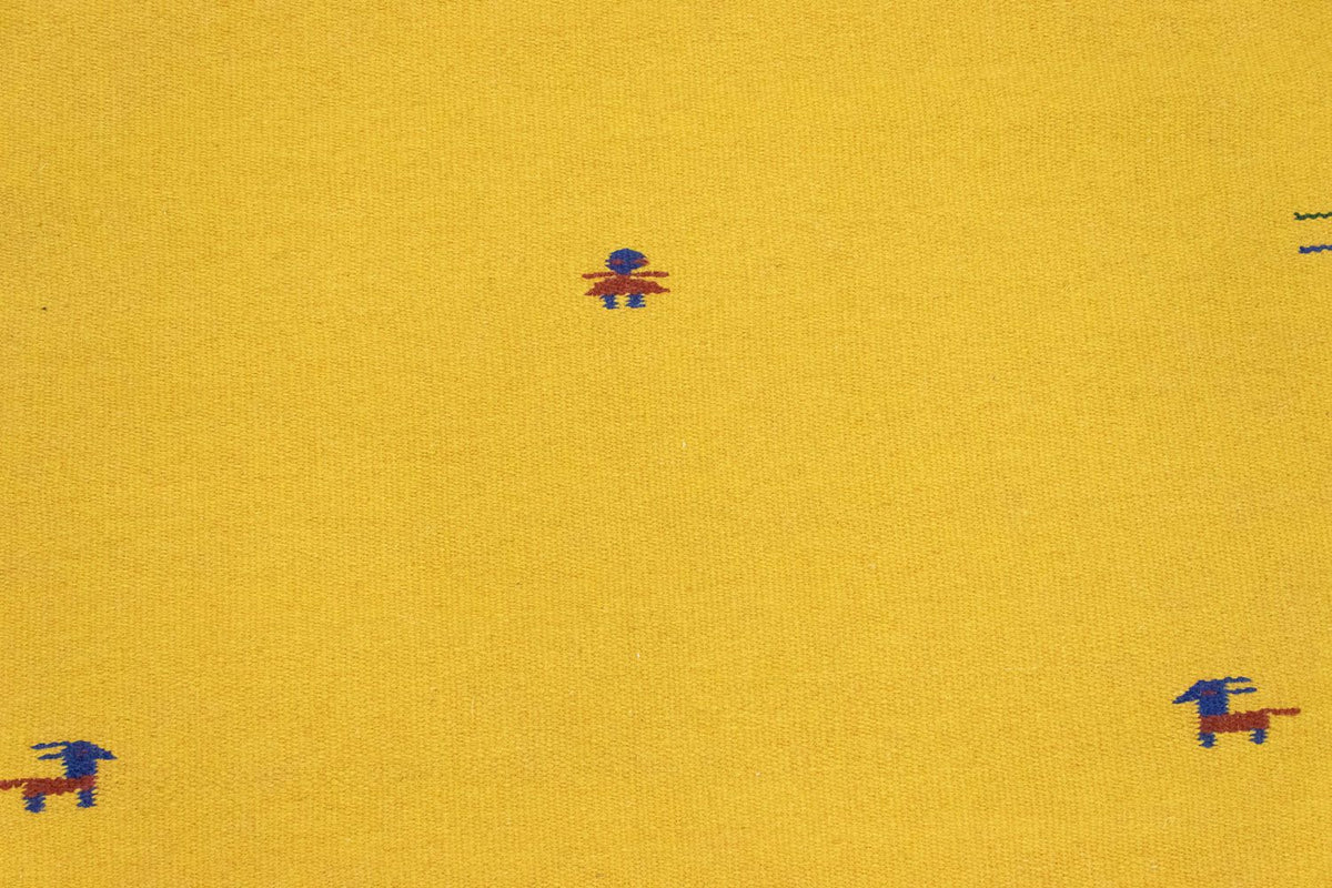 Kelim Teppich - Trendy 180 x 120 cm - gelb