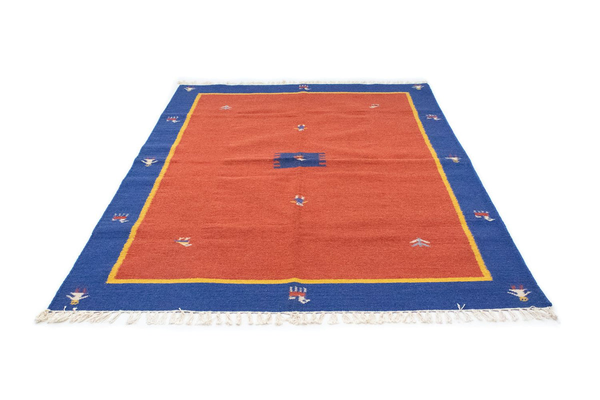 Kelim Teppich - Trendy 200 x 140 cm - orange