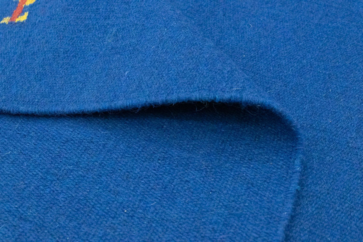 Kelim Teppich - Trendy 180 x 120 cm - blau