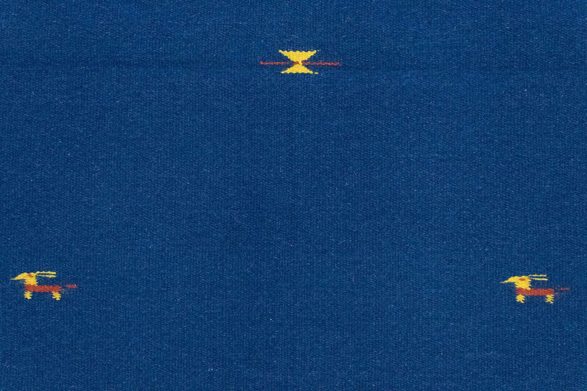Kelim Teppich - Trendy 180 x 120 cm - blau